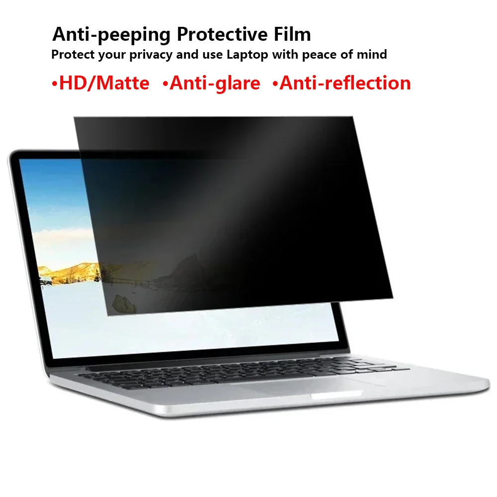 Laptop Screen Protector Anti-spy Privacy Film For 14 15.6'' (16:9) Screen Notebook PC Computer Anti-peep Filter Matte Anti-Glare Film