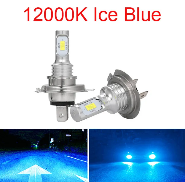 Ultra-Bright LED Car Fog & Headlight Lamps, 6500K, 12V/24V (2-Pack)