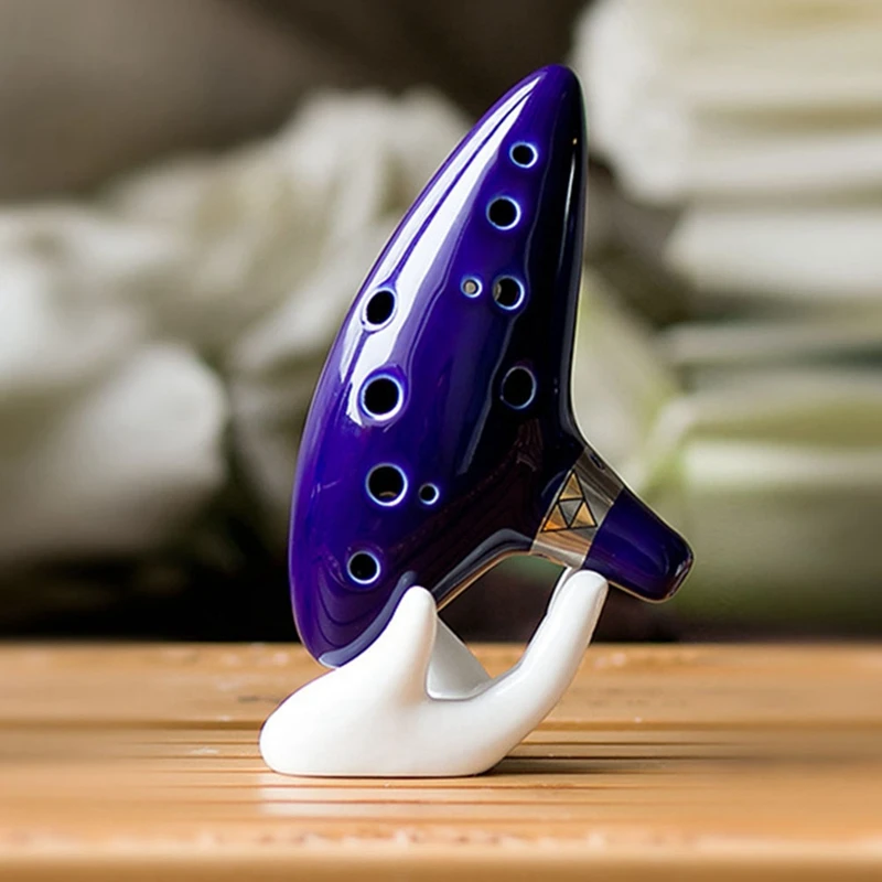 

Ocarina в Ключе C 12 отверстий баритон C Ключ керамическая канавка инструмент Керамическая легенда о керамическом альт для начинающих аксессуары