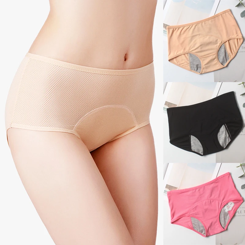 

Panties For Menstruation Women Menstrual Panties High Waist Underwear Menstruelle Leak Proof Period Menstruales трусы женские