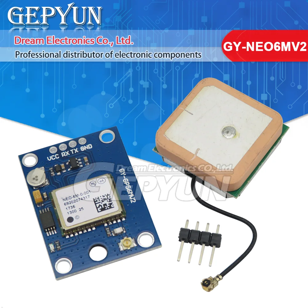 Module Gps Neo-6m Module GPS GY-NEO6MV2 NEO-6M Avec Contrôle De Vol EEPROM MWC Module GPS Compatible APM 2.5