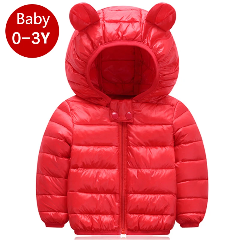 

baby Boys Girls outerwear down coat padded newborn hoodie Child tops Snowsuit 0-1-3Years kids winter clothes toddler girl jacket
