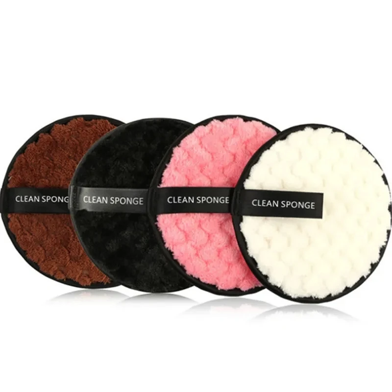 Eco-Friendly Reusable Makeup Remover Pads - Set of 3 Ultra-Soft Microfiber Cleansing Cloths