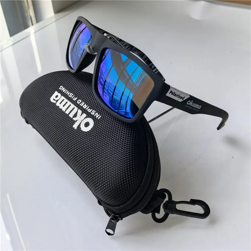 1 Stück Okuma UV400 polarisierte Sonnenbrille, geeignet zum Angeln, Radfahren, Jagen und Autofahren, Retro-Sonnenbrille für Männer und Frauen – Detail 23