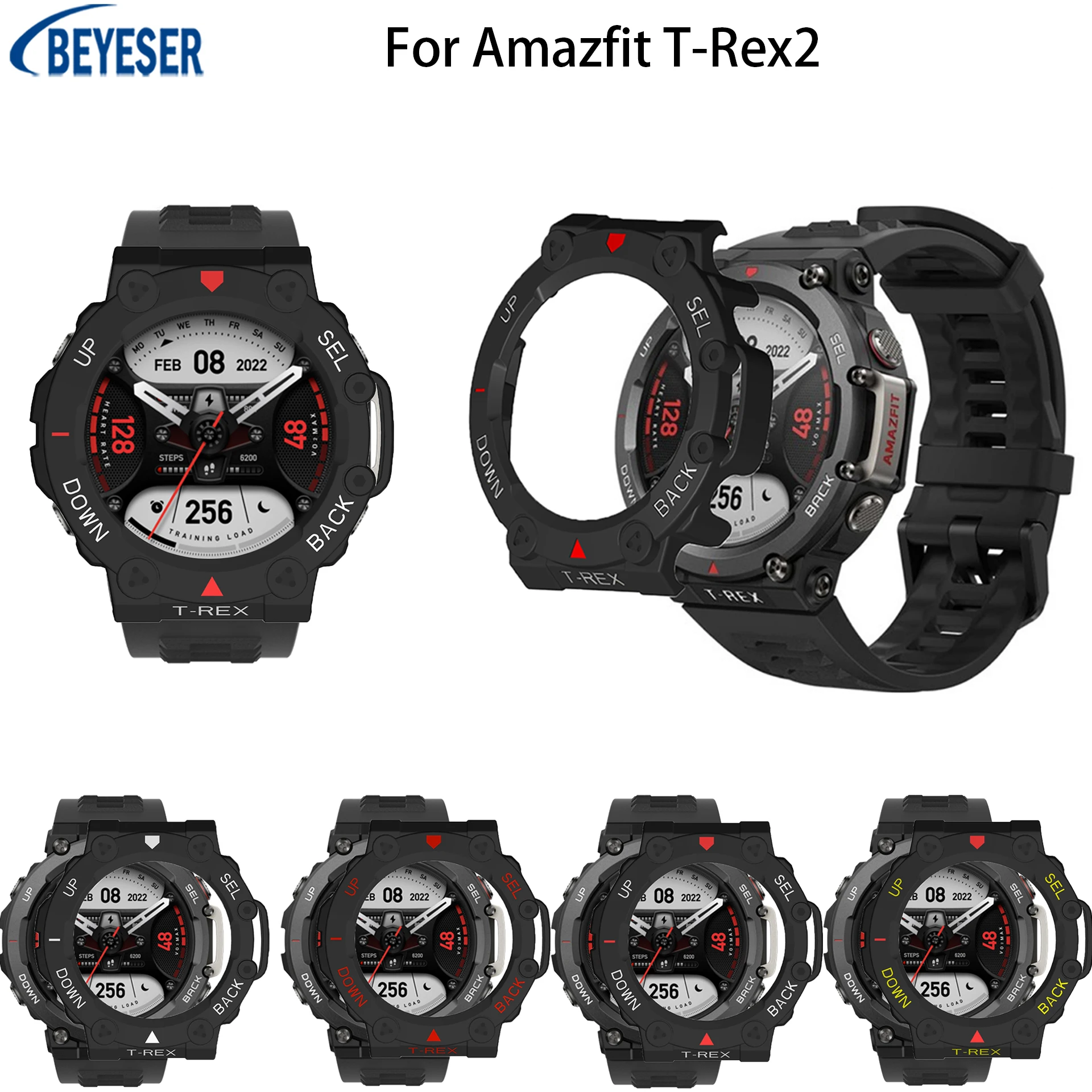 

PC Case For Amazfit T-rex2 Anti-drop Replacement Protection Cover Smart Watch Scratch Resistant Protective Shell Accessories