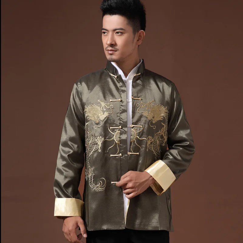 Chinese Men Traditional Festival Wedding Jacket