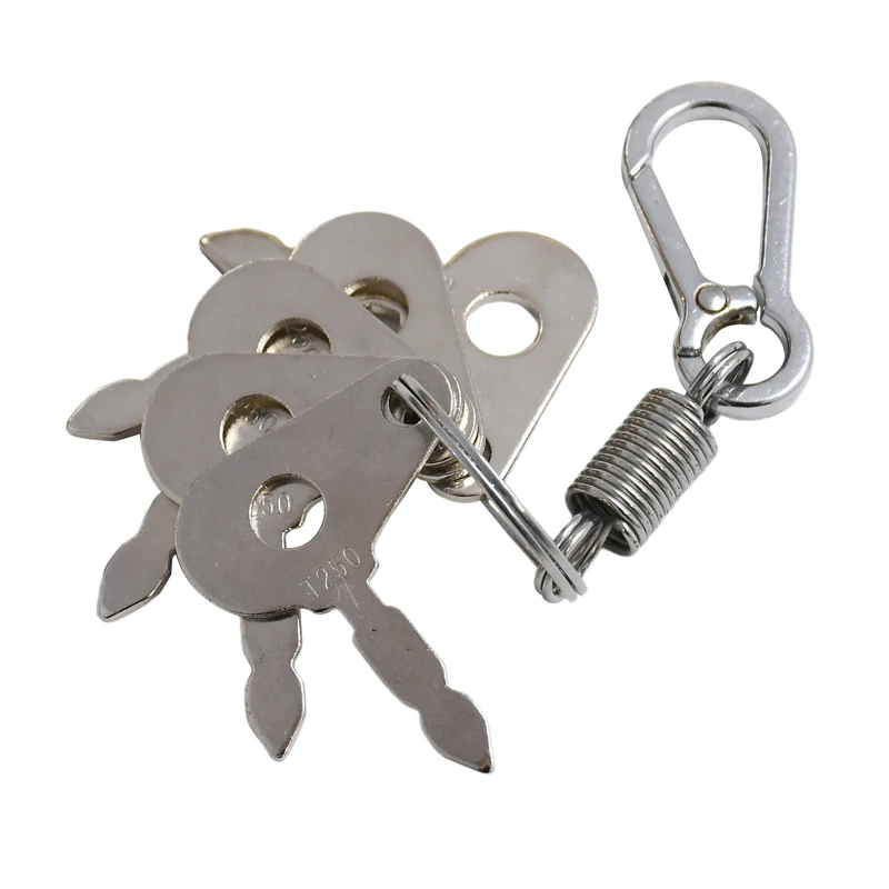 5Pcs Ignition Keys T250 3107556R1 Compatible with Lucas Compatible with Case International Harvester Tractors 770 780 880 885