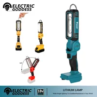 Electric Goddess Lighting Fixture Fold Tool Light Work Light Outdoor Flashlight Portable For Dewalt/Makita/Milwaukee Battery 1