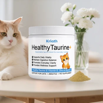 Polvere di Taurina per Gatti, Formula Delicata per la Nutrizione Quotidiana, Supporto per la Vitalità e il Benessere dei Gattini