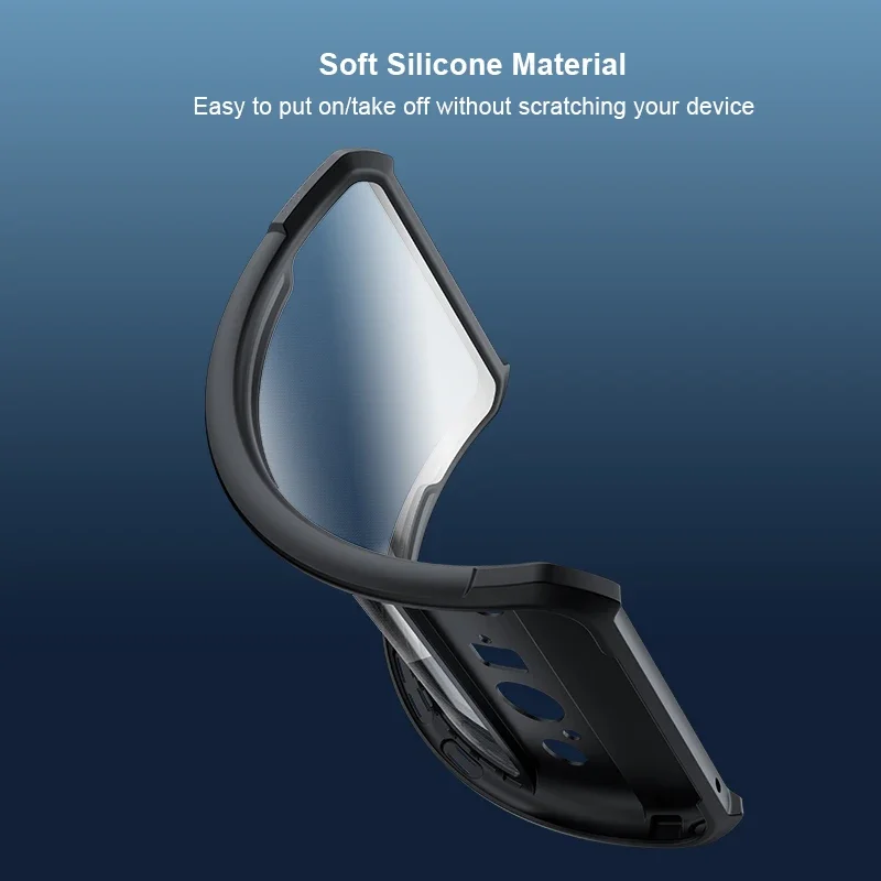 Airbag Anti-Drop Transparent Protective Case with PC+TPU Shell