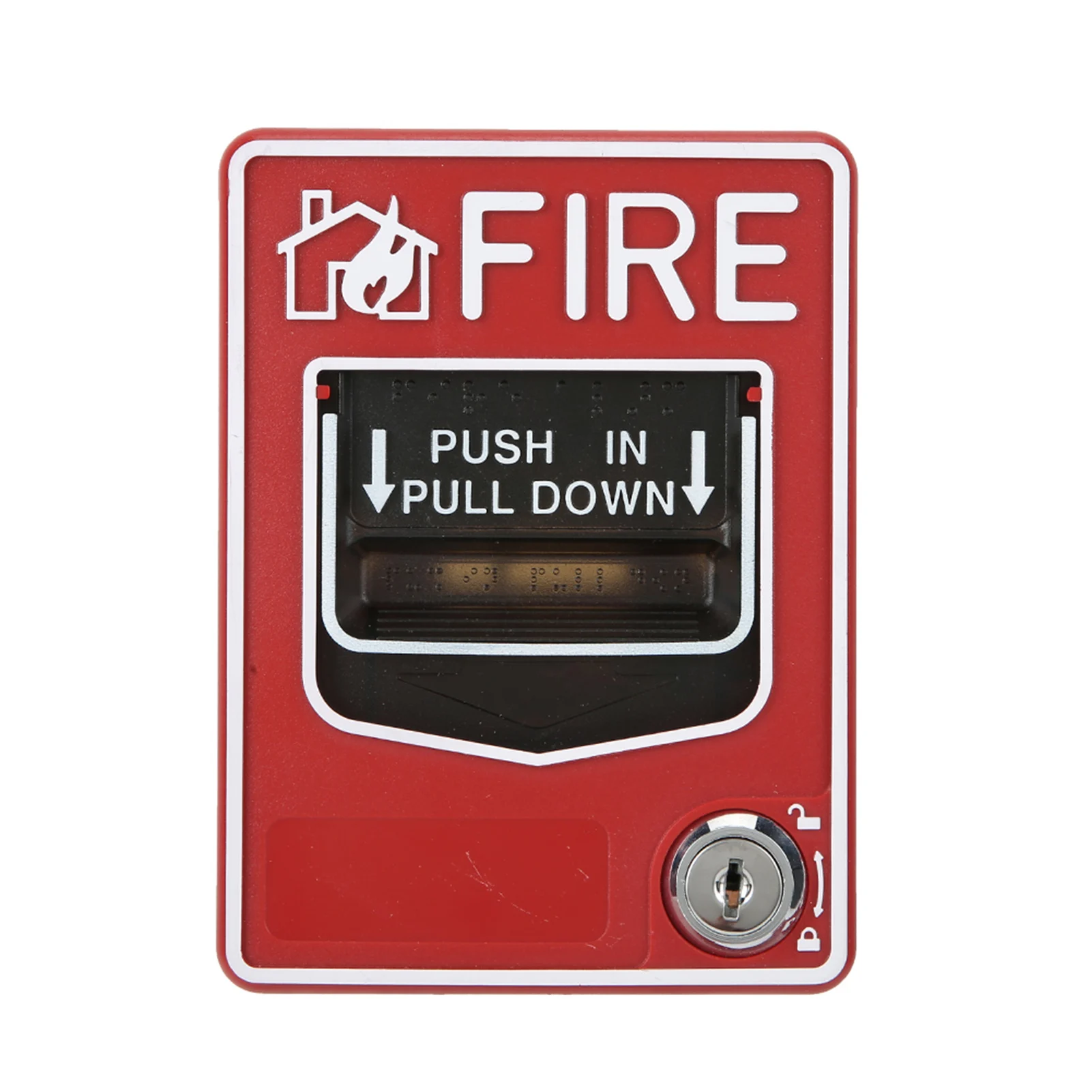 9-28VDC Manual Multiple Wire System Safety Fire Pull Station Alarm Button Call Point Safety Manual Call Point Fire Alarm Button