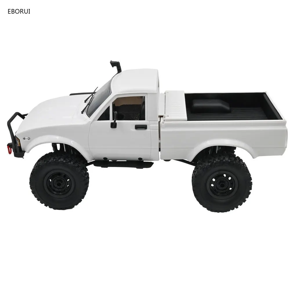 WPL C24-1 RC Truck 1:16 2.4GHz 4WD RC Car with Headlight Remote Control Crawler Off-road Pick-up Truck RTR Gift Toy for Kids 3
