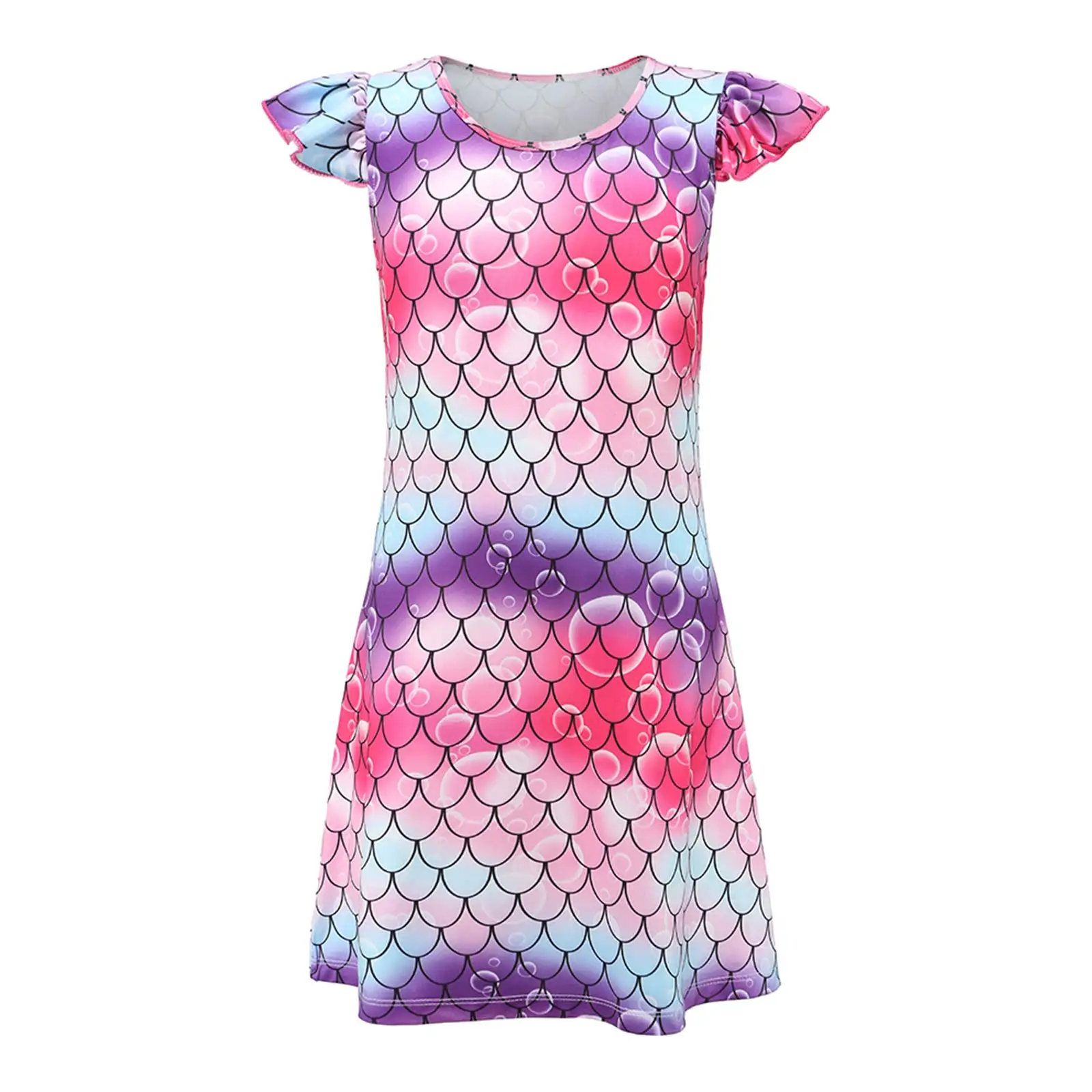 

Nightgowns 3-10 Years Cotton Children's Home Wear Nightdress Girl Baby Pajamas Sleepwear Summer Casual Loose Dress