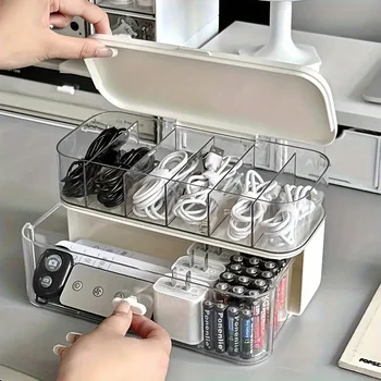 Tiered Desktop Cord Case 1