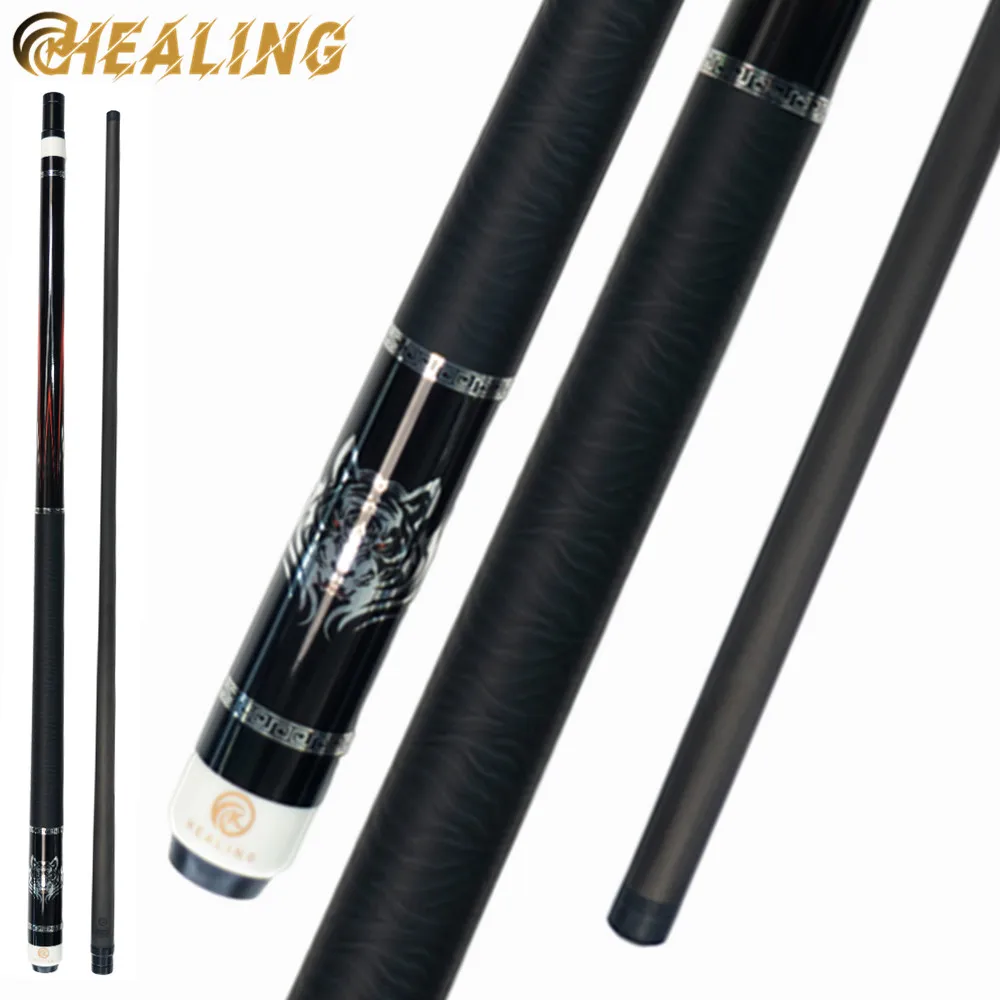 OKHEALINGカーボンファイバー ビリヤードキュー Amazon | ビリヤード キュー OKHEALING 58インチ19-20oz 1/2