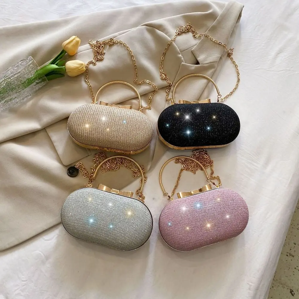 

Rhinestone Evening Banquet Bag Retro Wrist Bag Large Capacity Box Handbag Glitter Crossbody Bag Ladies Clutch Bag Wedding