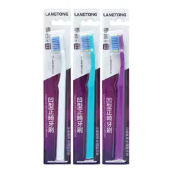 Premium Adult Orthodontic Soft Bristle Toothbrush Set - 3 Pack for Enhanced Oral Health Care (3PCs)