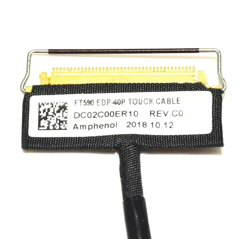 New Genuine Laptop LCD EDP FHD Cable for Lenovo Thinkpad T590 FT590 40pin Touch DC02C00ER00 DC02C00ER10 DC02C00ER20 5C10V27774