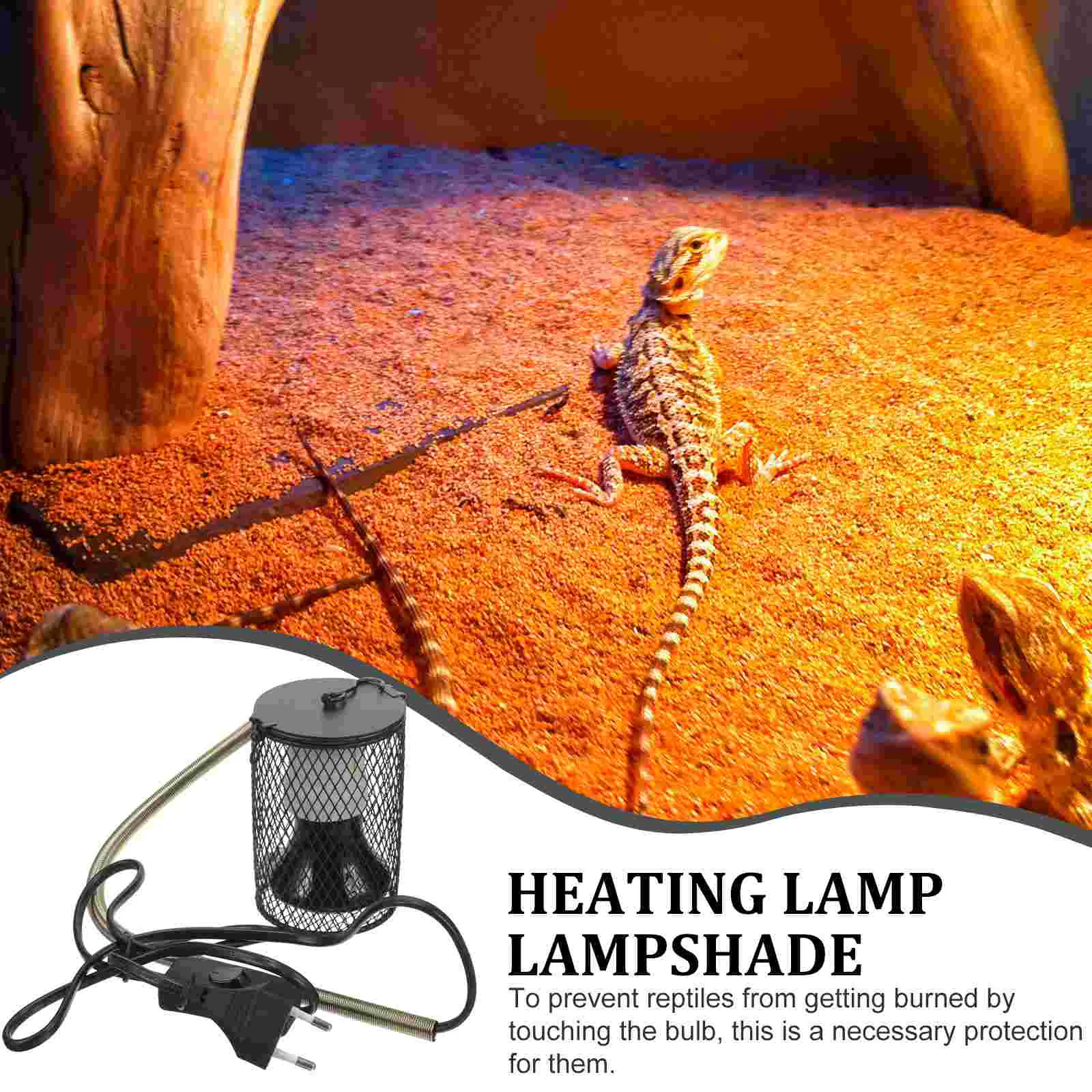 Heat Lamps Bulb Reptile Replaceable Heating Pet Heater Black Ceramic Reptiles