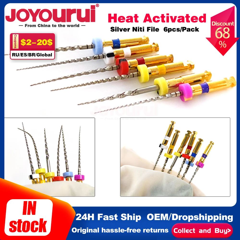 Dental Red Reciprocation Files Reciprocating Dental Rotary Files