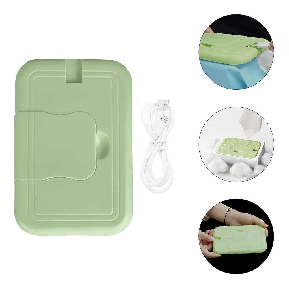 

Portable Baby Wet Wipes Warmer Dispenser Baby Wipes Tissue Box for Indoor