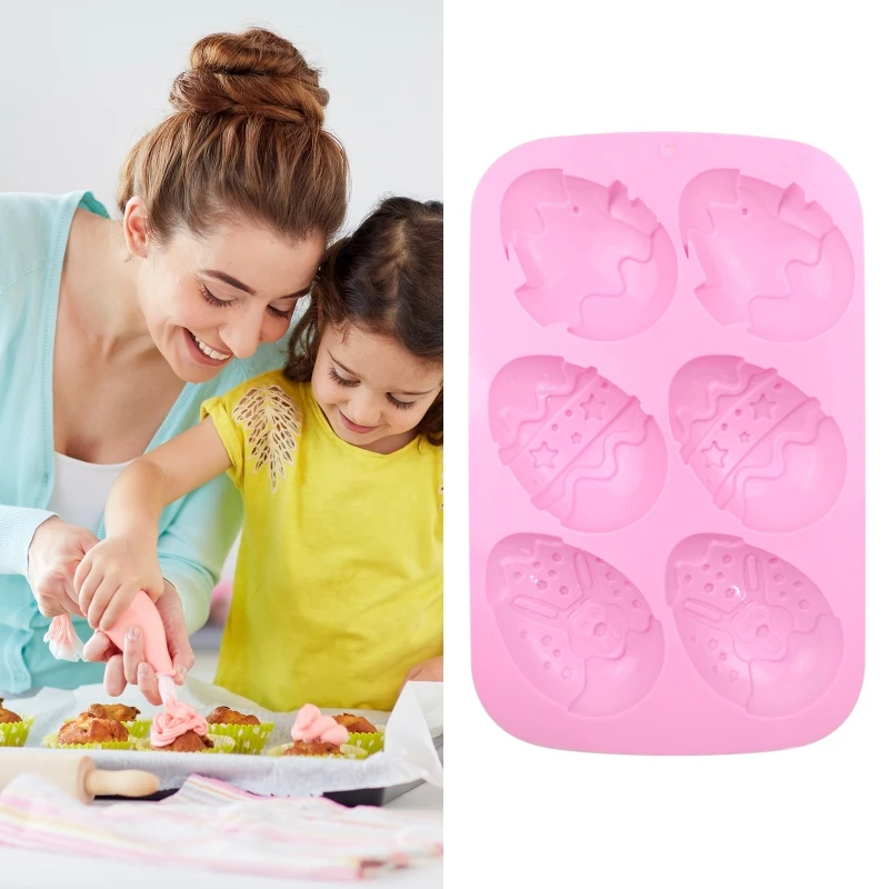 

Cake Baking Egg Mould for Breakable Egg Candies Soap Ice Cream Dessert Durable