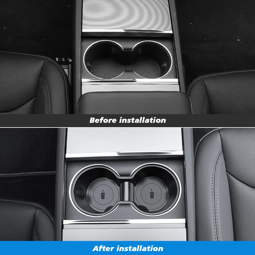 حامل كأس الماء لطراز تسلا الجديد Y 2025 و موديل 3...