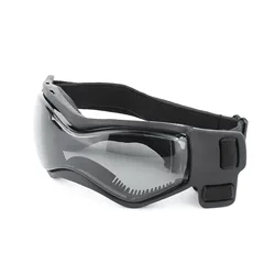Pet UV Protection Sunglasses with Adjustable Straps - Stylish Outdoor Goggles for Small to Medium Dogs and Cats (Black)