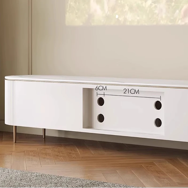 목제 선반 TV 스탠드 모니터, 벽 설치 장소, 캐비닛 디스플레이, 흰색 TV 스탠드, Mueble TV Madera, 자연 살롱 가구