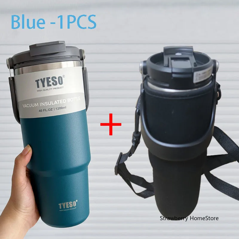 Blue With Cup Bag