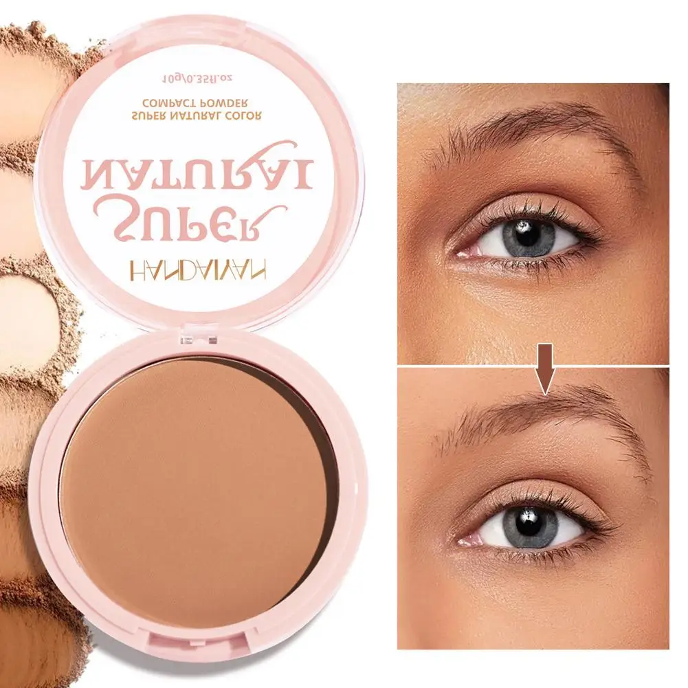 무광 페이스 프레스 파우더, 오일 컨트롤 메이크업 풀 내추럴 파우더, 지속 방수 파운데이션 커버리지 Se U6D1, 8 색, 24 시간 