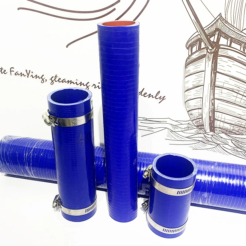 ID16–100 mm Ladeluftkühlerrohr, Kühlmittelschlauch, gerades Silikon, verstärkt, Hochtemperatur- und Hochdruck-Turbo, Senden Sie 2 Klemmen – Detail 9
