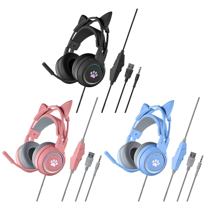

Glowin Headset Gaming Headphone with Mic for Gamers Office Work