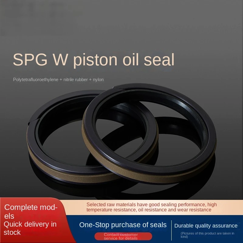 

Excavator Oil Cylinder Large Medium And Small Arm Piston Hydraulic Cylinder Special Seal Spgw Combination Oil Seal 85*100