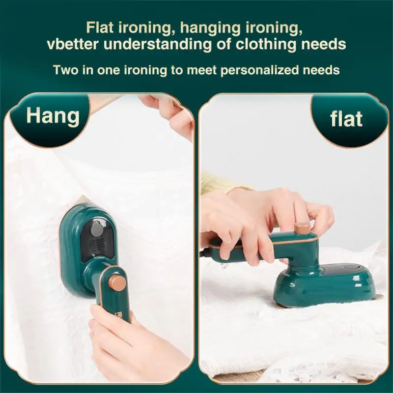 Professional Handheld Garment Steamer Mini Steam Iron Portable Wet Clothes Fabric Ironing Machine for Home and Travel