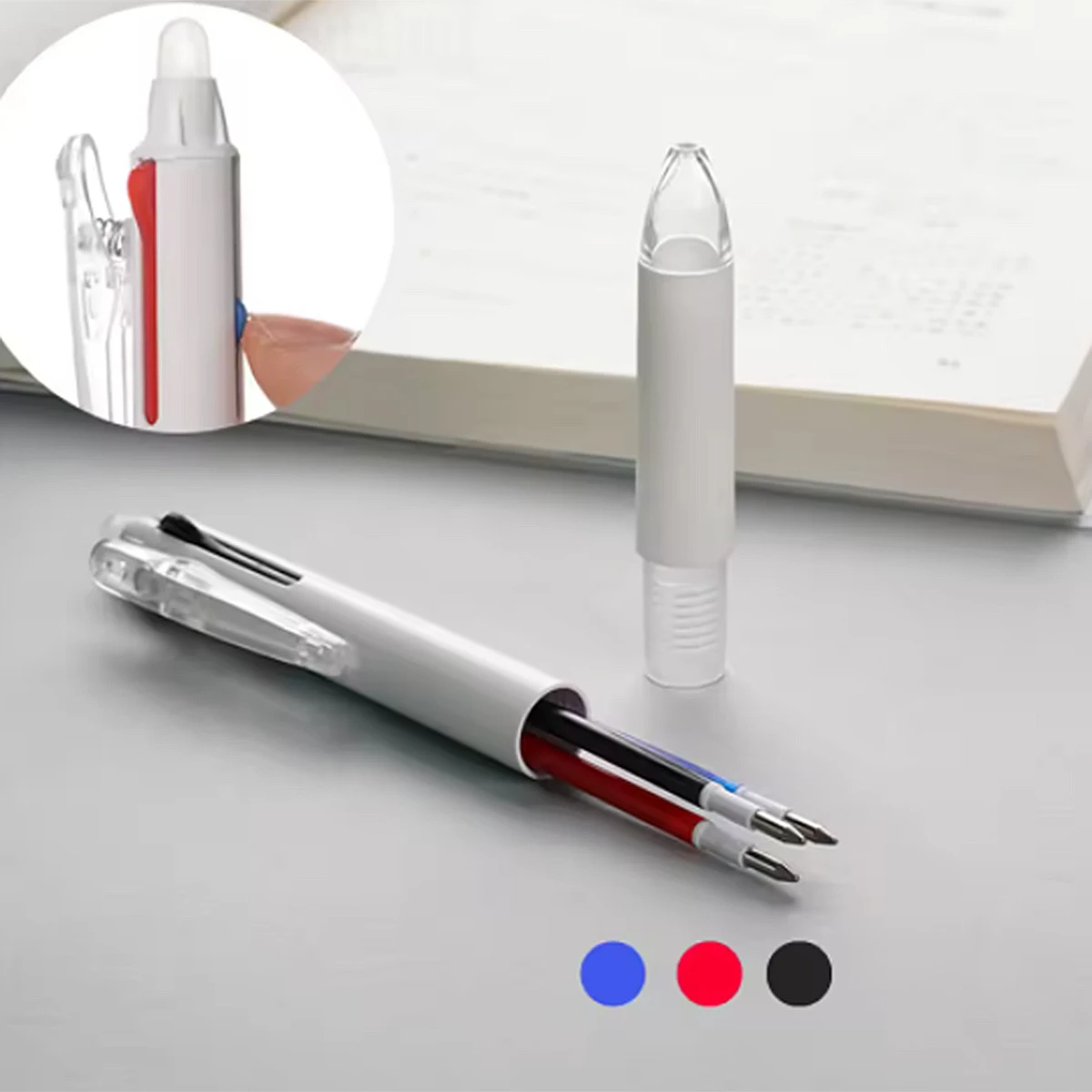 3 in 1 Erasable Gel Pen Set 0.5mm Black Blue Red Refills Multicolor Pen Washable Handle Office School Kawaii Stationery 5
