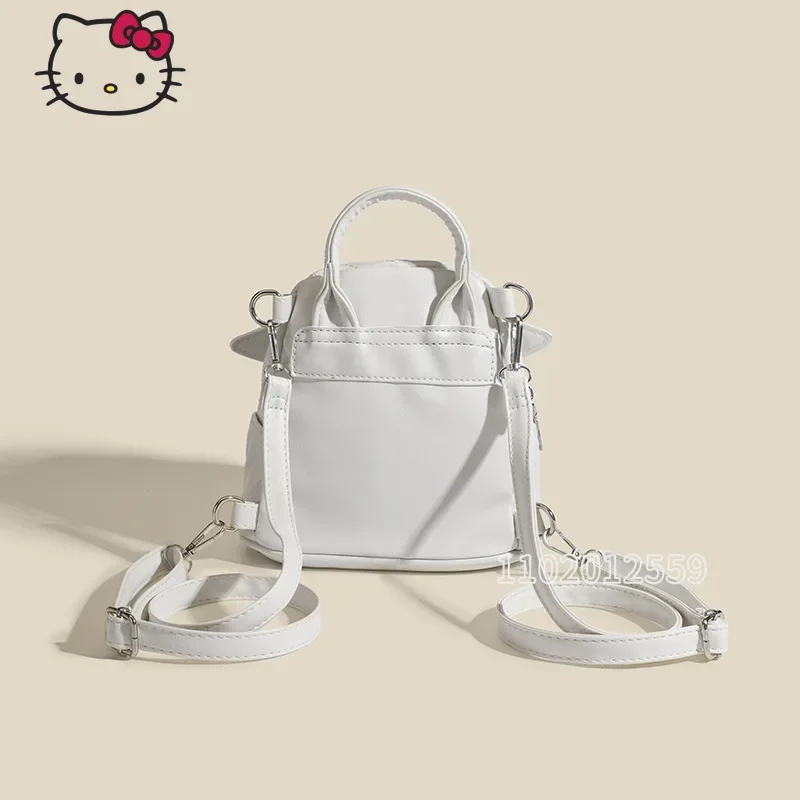 Sanrio Hello Kitty New Mini Backpack Luxury Brand Cute Women's Backpack Multi Functional 3D Girls' School Bag Cartoon Fashion