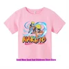 2024 New Naruto Zhu Li Naruto Summer Cool Children t shirt Leisure Pillar Man Cartoon T-shirt Boys And Girls 3-15 Years Old 5