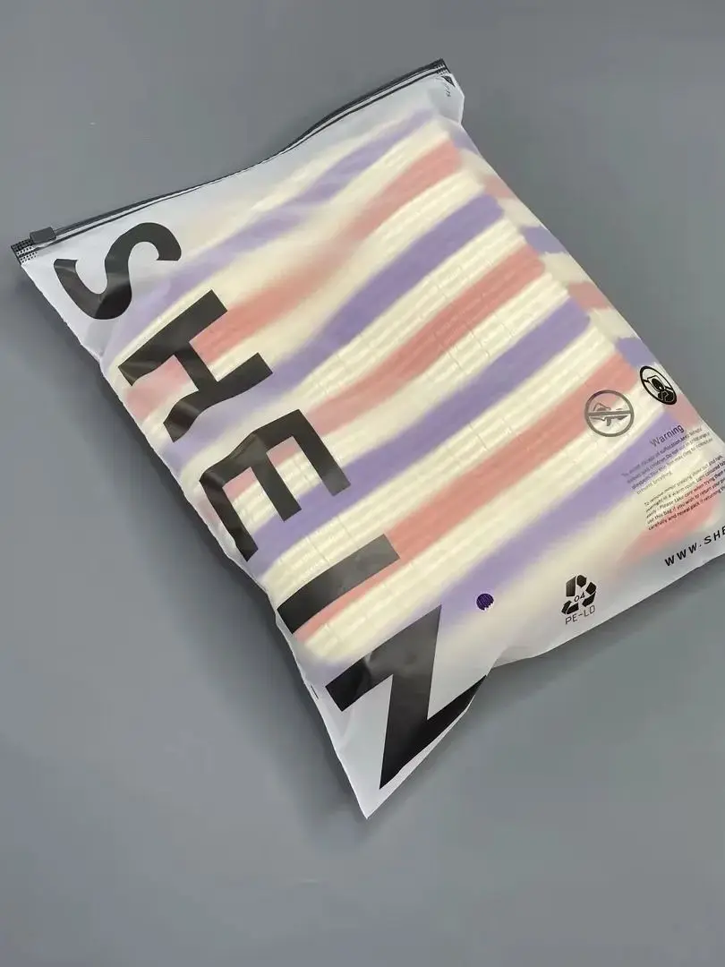 Verpackungsbeutel mit Reißverschluss für Kleidung, individuelles Logo, wiederverschließbarer Reißverschlussbeutel, Kleid, Perücke, Badeanzug, hohe Qualität, 100 Stück – Detail 7