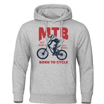 Mtb 남성용 신기한 그래픽 티셔츠, 부드러운 코튼 탑 스포츠 티셔츠, 여름 남성 티셔츠, 사이클링, 열정으로 계속 이동