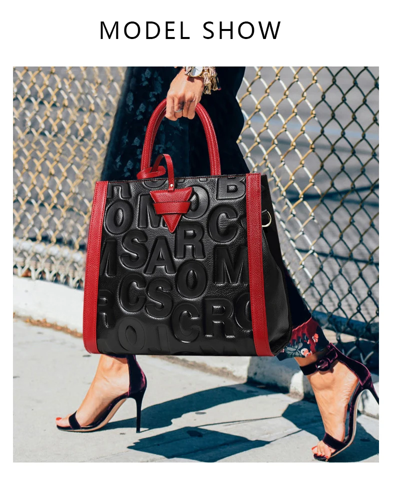 Neue Modische Damenhandtasche Vielseitige Tasche aus Hochwertigem Rindsleder Umhängetasche für Damen – Detail 1