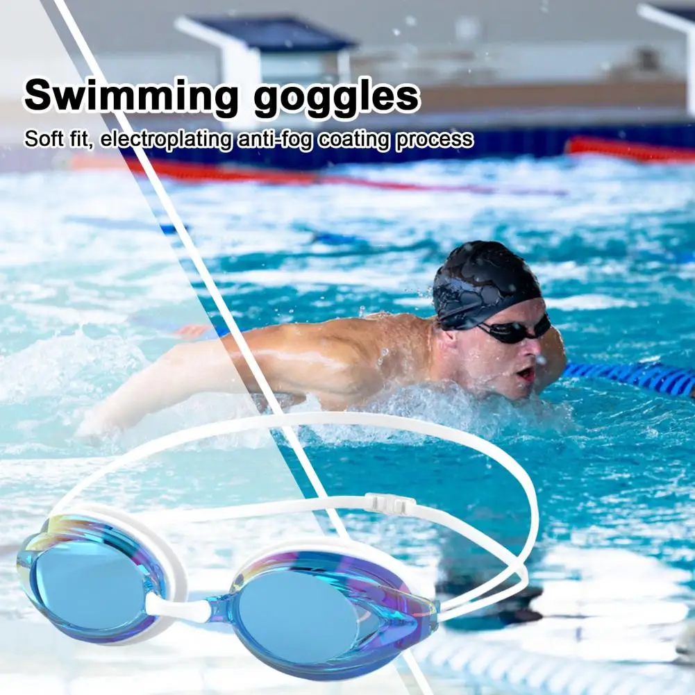 Swim Goggles Swimming Glasses No Leaking Full Clear Wide Vision UV Swimming Eyewear