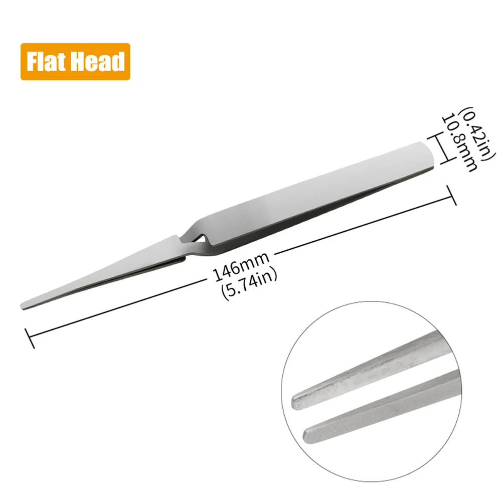 Inverse Tweezers Tweezers Thickened 116-158mm Inverse Precision Reverse  Fixed Stainless Steel Reverse Tweezers. - AliExpress