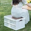 1 Outdoor Camping Storage Box With Handle, 15L Foldable Storage Box, Portable Camping And Picnic Storage Box, Car Luggage 6