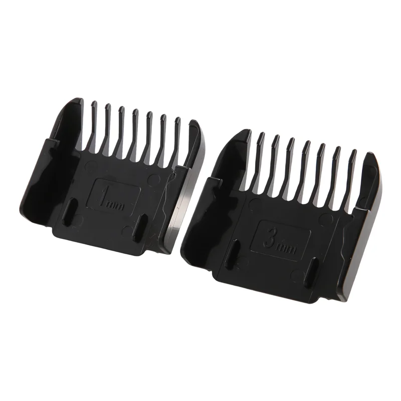

Electric Clipper Accessories,4Pcs Cut Clipper Limit Comb Guide Attachment Size Barber Replacement(1mm,1mm,2mm,3mm)