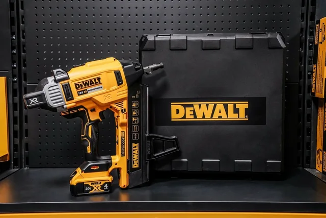 DEWALT Brushless Cordless Concrete Nail Gun