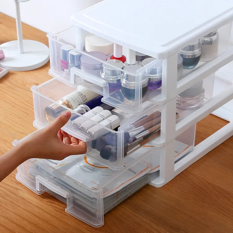 Countertop Cabinet Organizer Bedroom Dormitory Multi-Level Cosmetic Chest of Drawers Accessories Miscellaneous Sorting Boxes