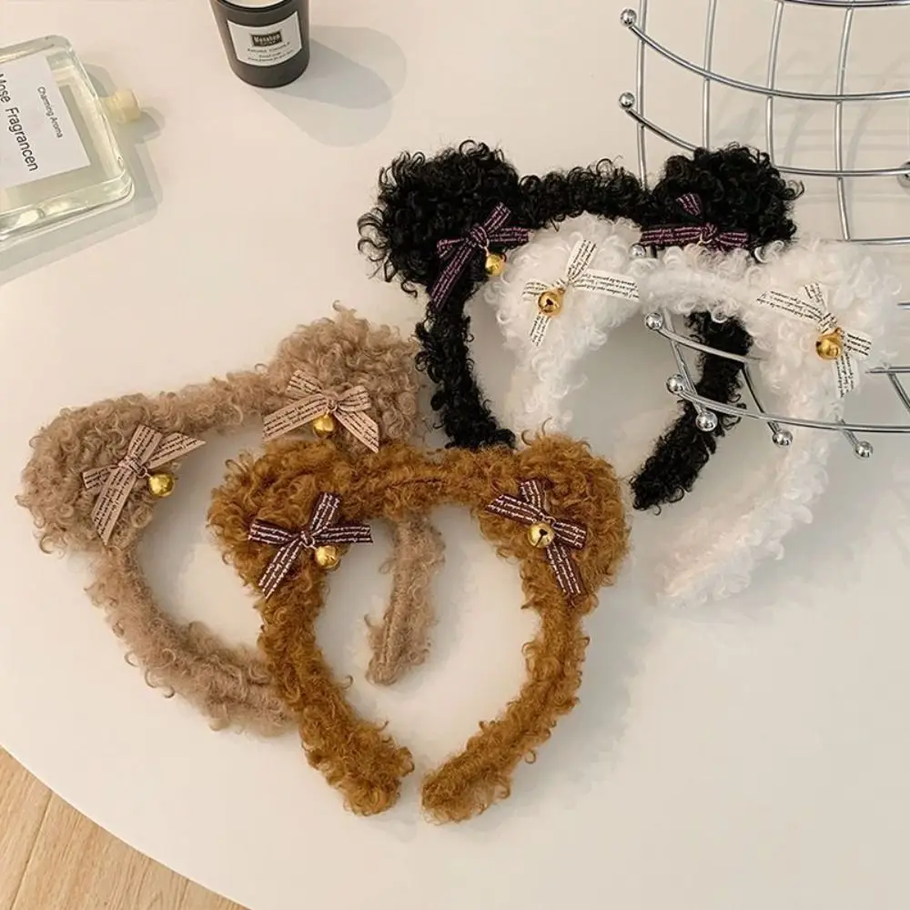 Frauen Dame Mädchen Party Bühne Kopfbedeckung Plüsch Bär Stirnband Haar Zubehör Kopfschmuck Haar Hoop Haar Clip Nette Haarband
