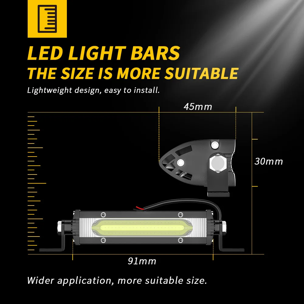 รูปสินค้า โคมไฟ LED สปอตไลท์รถยนต์กันน้ำ 9W สำหรับออฟโรด