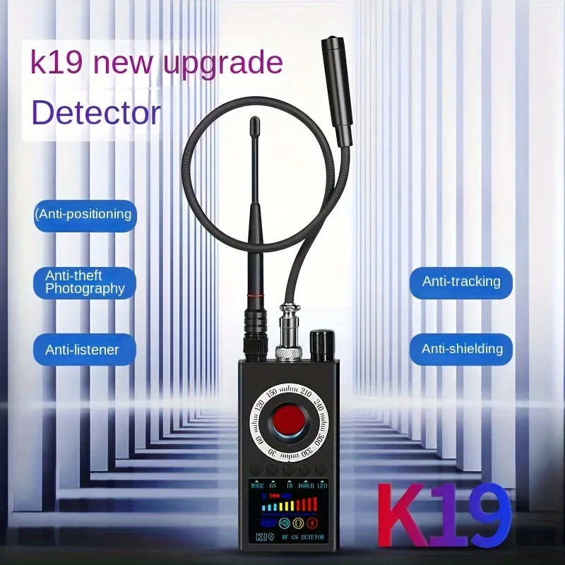 

New K19+ Eavesdropping Hidden Camera Detector RF Wireless Gsm Sound Signal Wiretapping GPS Tracker Spy Cam Detector Bug Finder